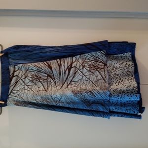 Wrap skirt with instructions on the many different ways to wear it.. Item #2055